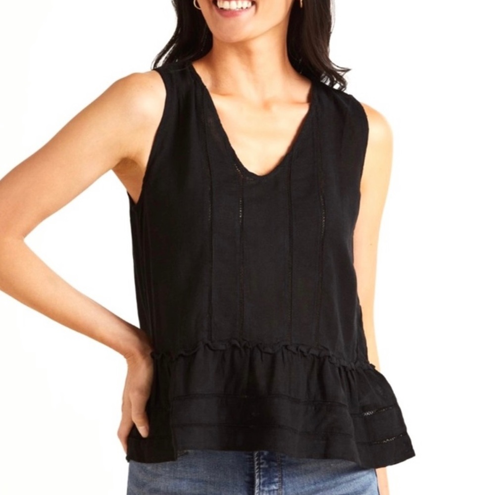 RAILS BLACK SLEEVELESS TOP - Picture 4 of 8